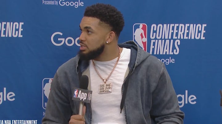 Karl-Anthony Towns on May 28, 2025.