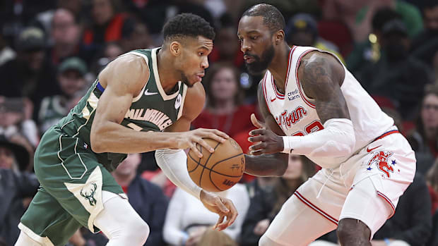 Milwaukee Bucks forward Giannis Antetokounmpo 