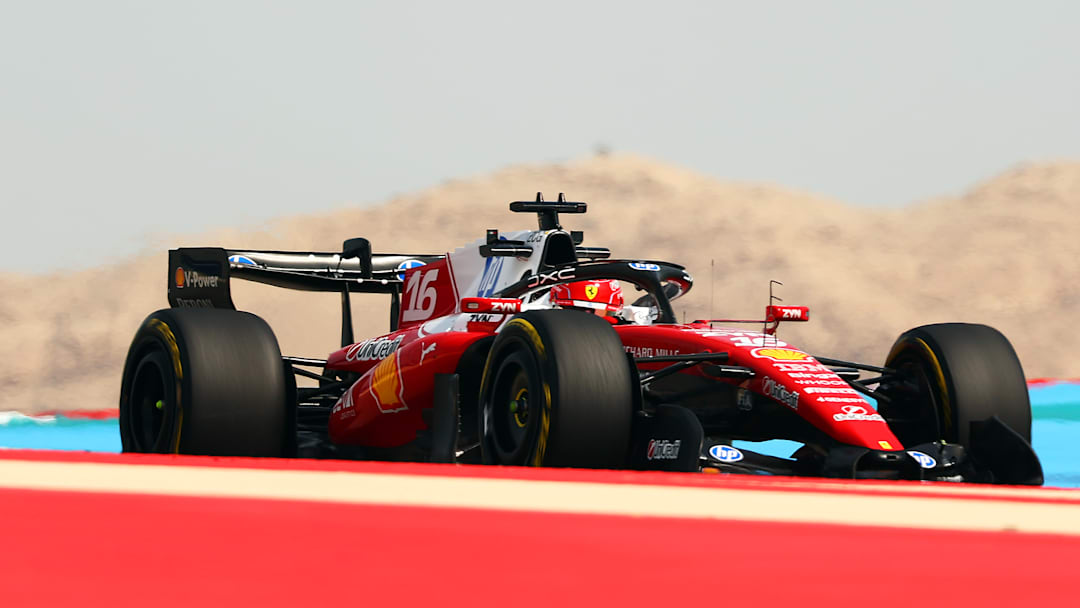 Charles Leclerc mantiene su registro matutino de 1:34.273 y domina la segunda jornada de test en Bahréin, sumando 139 vueltas al volante del Ferrari.