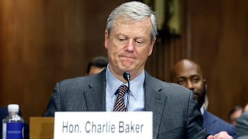 NCAA President Charlie Baker at Senate Judiciary Committee. 