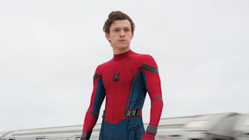 Tom Holland stars in Columbia Pictures' SPIDER-MAN™: HOMECOMING.