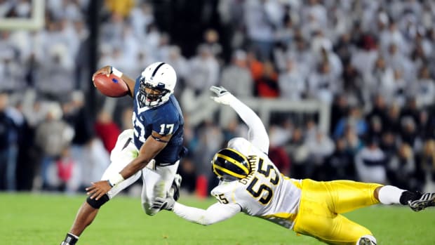 Michigan Wolverines defensive end Brandon Graham 