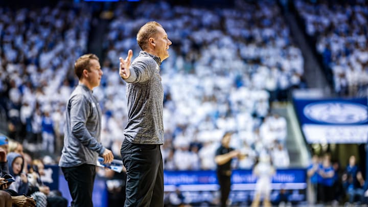BYU head coach Kevin Young against Cincinnati BYU head coach Kevin Young against Cincinnati