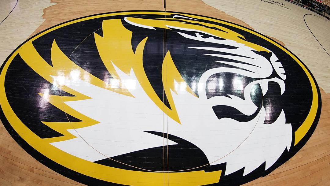 Feb 22, 2022; Columbia, Missouri, USA; A general view of the center court logo before the game between the Missouri Tigers and Tennessee Volunteers at Mizzou Arena. Mandatory Credit: Denny Medley-Imagn Images Feb 22, 2022; Columbia, Missouri, USA; A general view of the center court logo before the game between the Missouri Tigers and Tennessee Volunteers at Mizzou Arena. Mandatory Credit: Denny Medley-Imagn Images