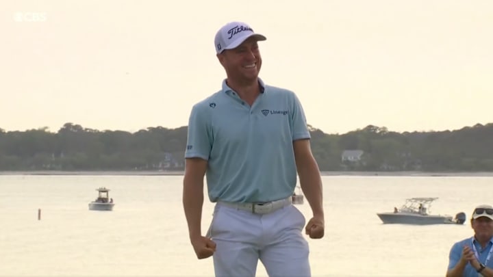 Justin Thomas won his first tournament in nearly three years. Justin Thomas won his first tournament in nearly three years.