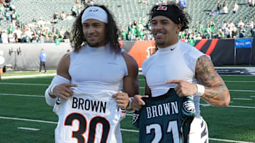 Sydney Brown, Chase Brown, Philadelphia Eagles v Cincinnati Bengals