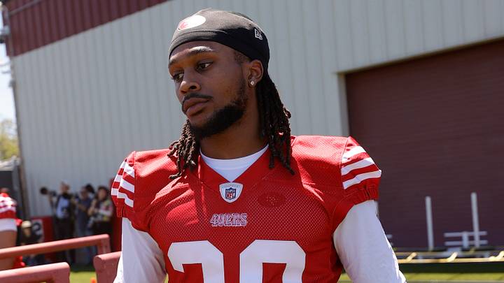 San Francisco 49ers running back Jordan James (29)