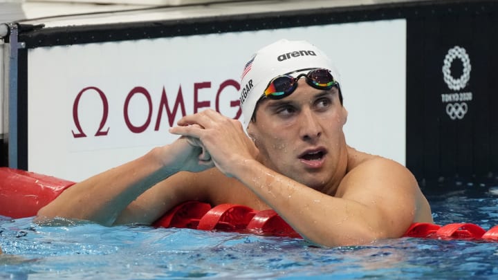 Brinegar, who swam the 800-meter and 1500-meter freestyles in Tokyo, faces a multi-year ban.