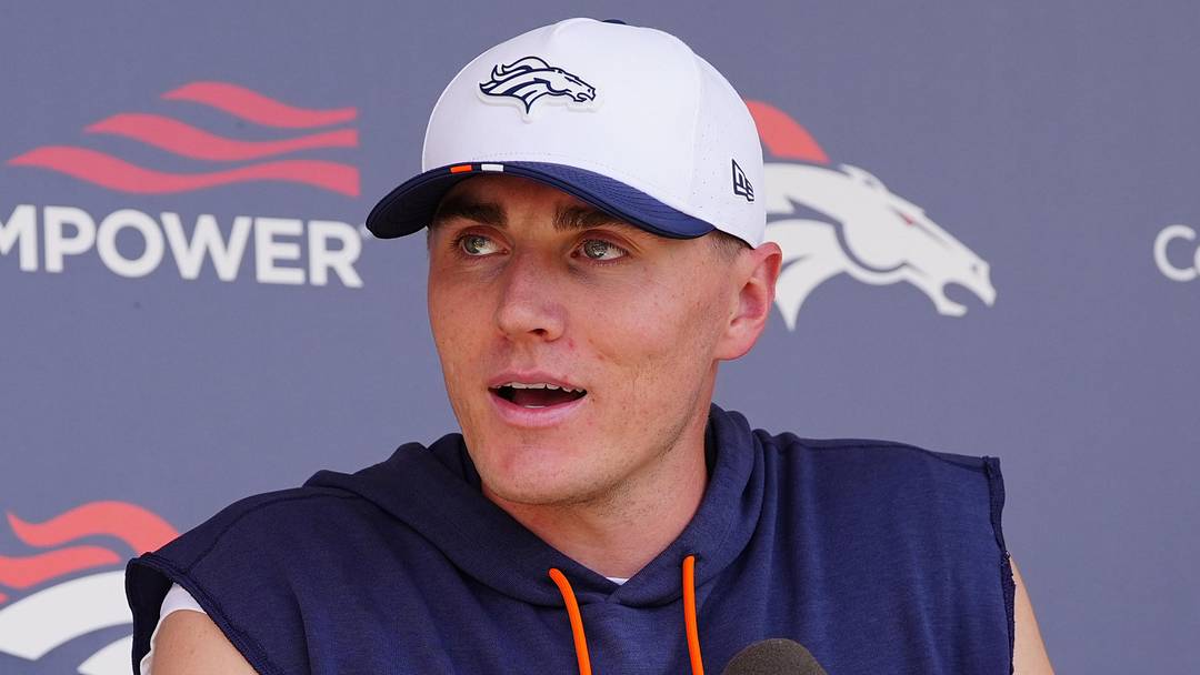 Denver Broncos quarterback Bo Nix 