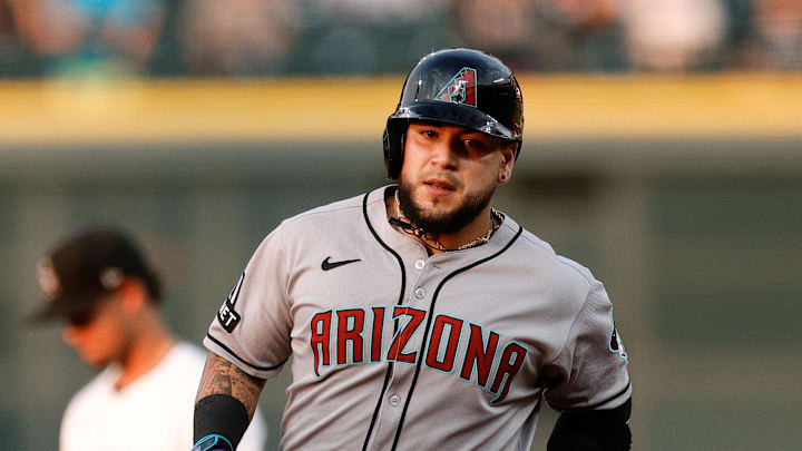 Aug 14, 2025; Denver, Colorado, USA; Arizona Diamondbacks catcher Jose Herrera (11) rounds the bases on a two run home run in the second inning against the Colorado Rockies at Coors Field. Mandatory Credit: Isaiah J. Downing-Imagn Images Aug 14, 2025; Denver, Colorado, USA; Arizona Diamondbacks catcher Jose Herrera (11) rounds the bases on a two run home run in the second inning against the Colorado Rockies at Coors Field. Mandatory Credit: Isaiah J. Downing-Imagn Images