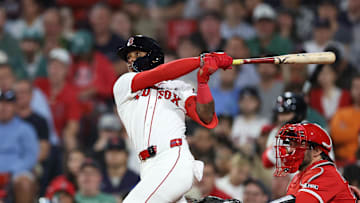 Ceddanne Rafaela hits a home run