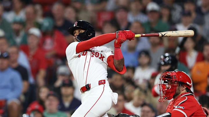 Ceddanne Rafaela hits a home run