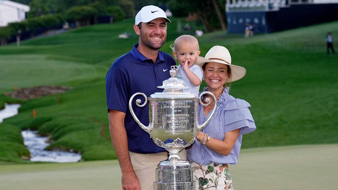 Scottie Scheffler shares two boys with his wife, Meredith Scudder. Scottie Scheffler shares two boys with his wife, Meredith Scudder.