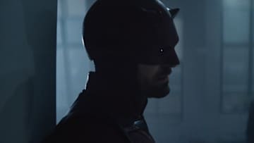 (L-R) Matt Murdock/Daredevil (Charlie Cox) and Frank Castle/The Punisher (Jon Bernthal)in Marvel Television's DAREDEVIL: BORN AGAIN, exclusively on Disney+. Photo courtesy of Marvel Television. © 2025 MARVEL.