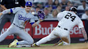 The New York Yankees played the Los Angeles Dodgers at Yankee Stadium earlier this season.
