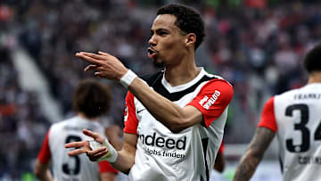 Hugo Ekitiké fez temporada espetacular pelo Eintracht Frankfurt