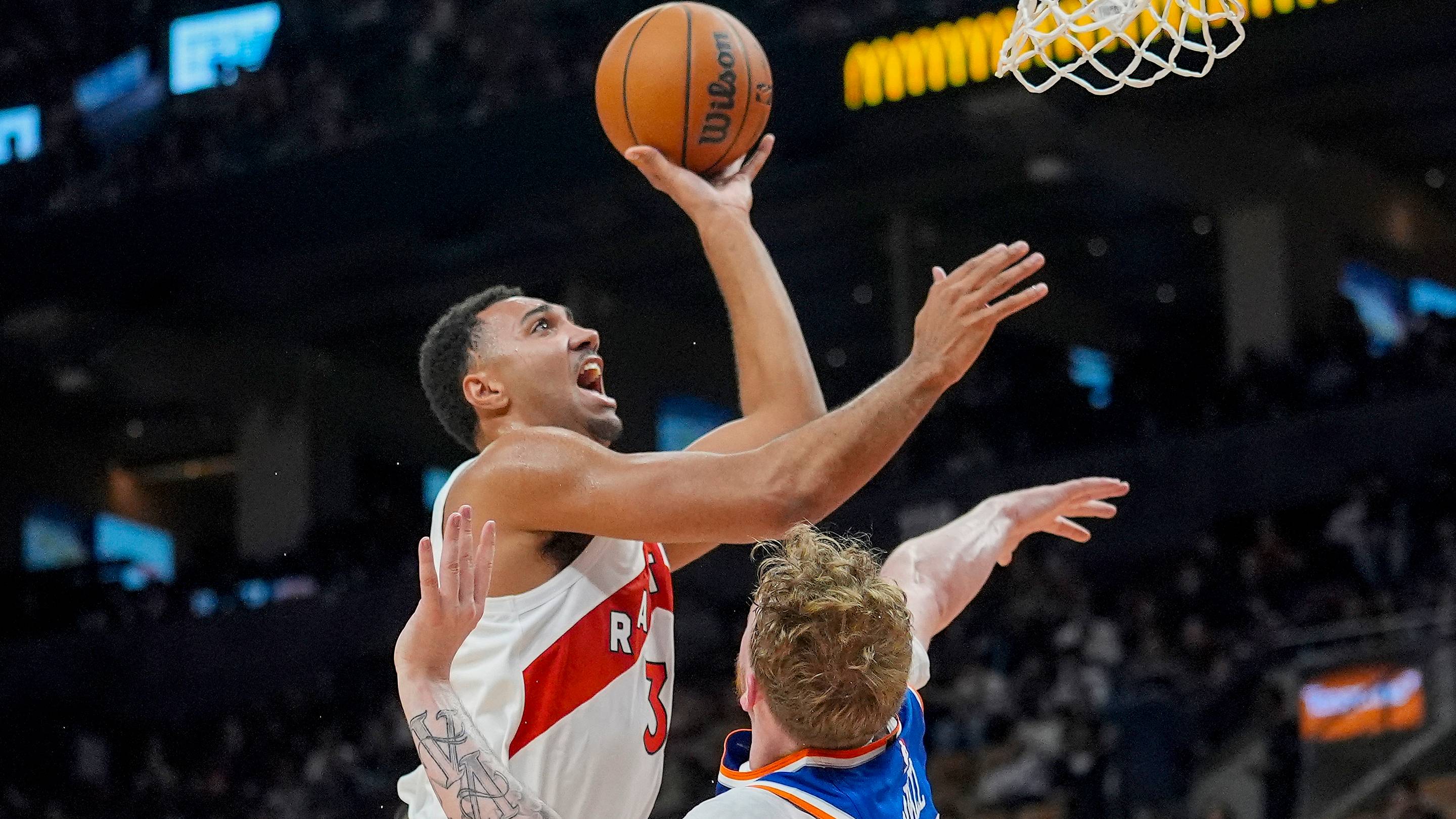 Trayce Jackson-Davis’ preseason burst could raise the stakes in Raptors rotation race