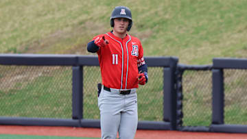 University of Arizona outfielder Aaron Walton
