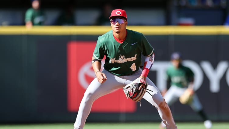 Cincinnati Reds shortstop Noelvi Marte at SiriusXM All-Star Futures Game