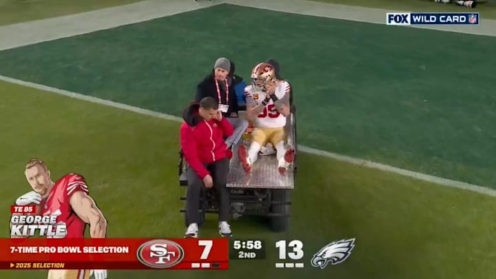 Kittle has already missed some time with injury in the 2025 season.
