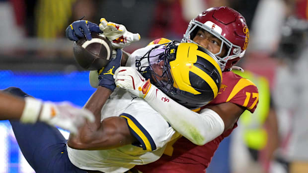 USC Trojans Lincoln Riley Michigan Wolverines Top 25 Bryce Underwood Makai Lemon King Miller Bryan Jackson Sherrone Moore