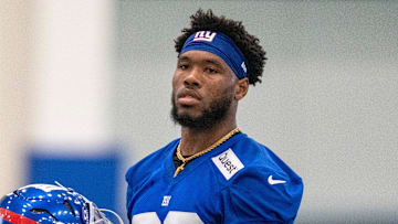 New York Giants running back Tyrone Tracy Jr. 