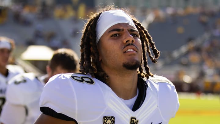 Oct 7, 2023; Tempe, Arizona, USA; Colorado Buffaloes safety Myles Slusher (18) against the Arizona