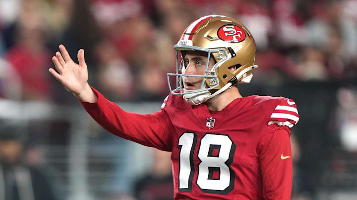 San Francisco 49ers kicker Eddy Pineiro (18)