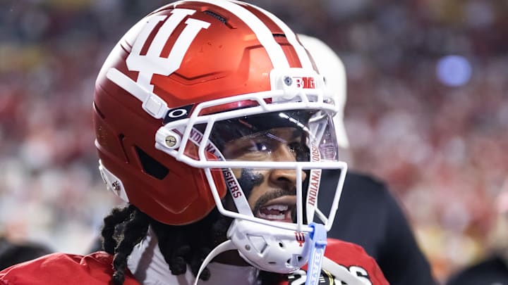 Indiana Hoosiers wide receiver Omar Cooper Jr. (3). Mandatory Credit: Mark J. Rebilas-Imagn Images