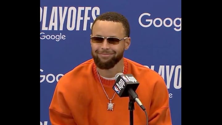 Golden State Warriors guard Steph Curry on May 4, 2025. Golden State Warriors guard Steph Curry on May 4, 2025.