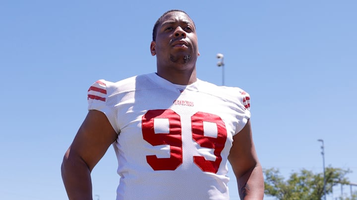 San Francisco 49ers defensive tackle Alfred Collins (99)