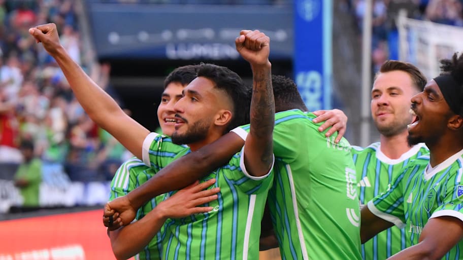 Jesus Ferreira scored his first Seattle Sounders goal in a midweek win over San Diego FC. | Steven Bisig-Imagn Images