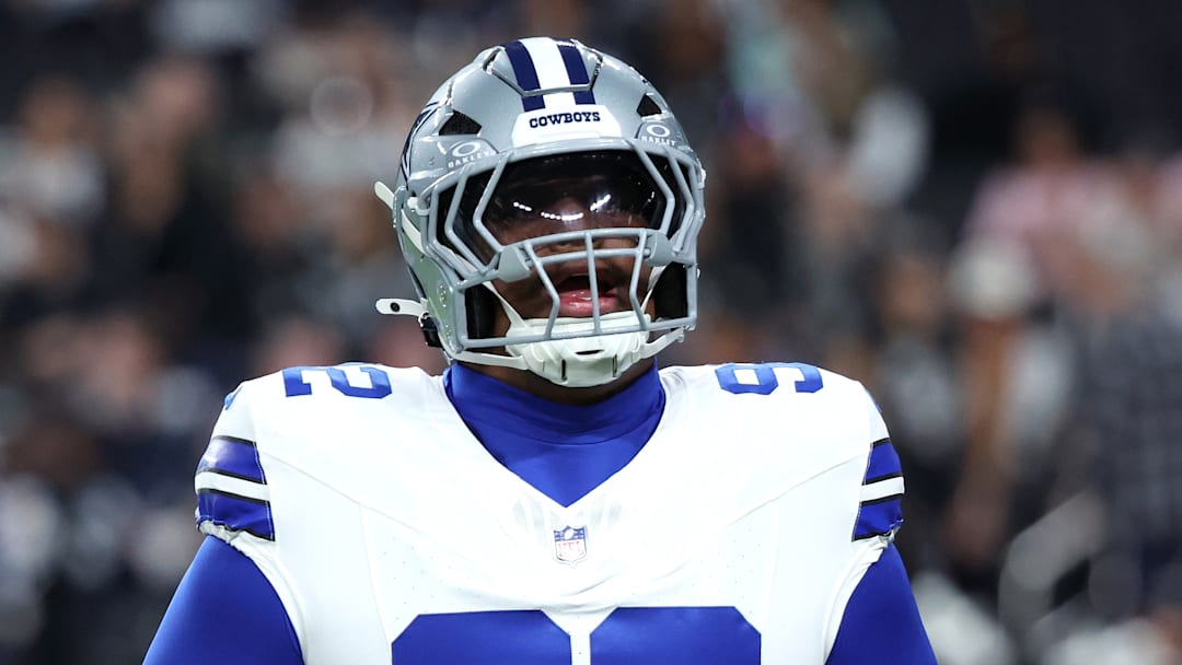 Quinnen Williams brought the ruckus versus Las Vegas. Dallas Cowboys v Las Vegas Raiders