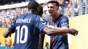 Dembélé e Fabian Ruiz foram destaques do PSG contra o Real Madrid