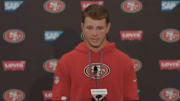 San Francisco 49ers quarterback Brock Purdy on May 21, 2025.