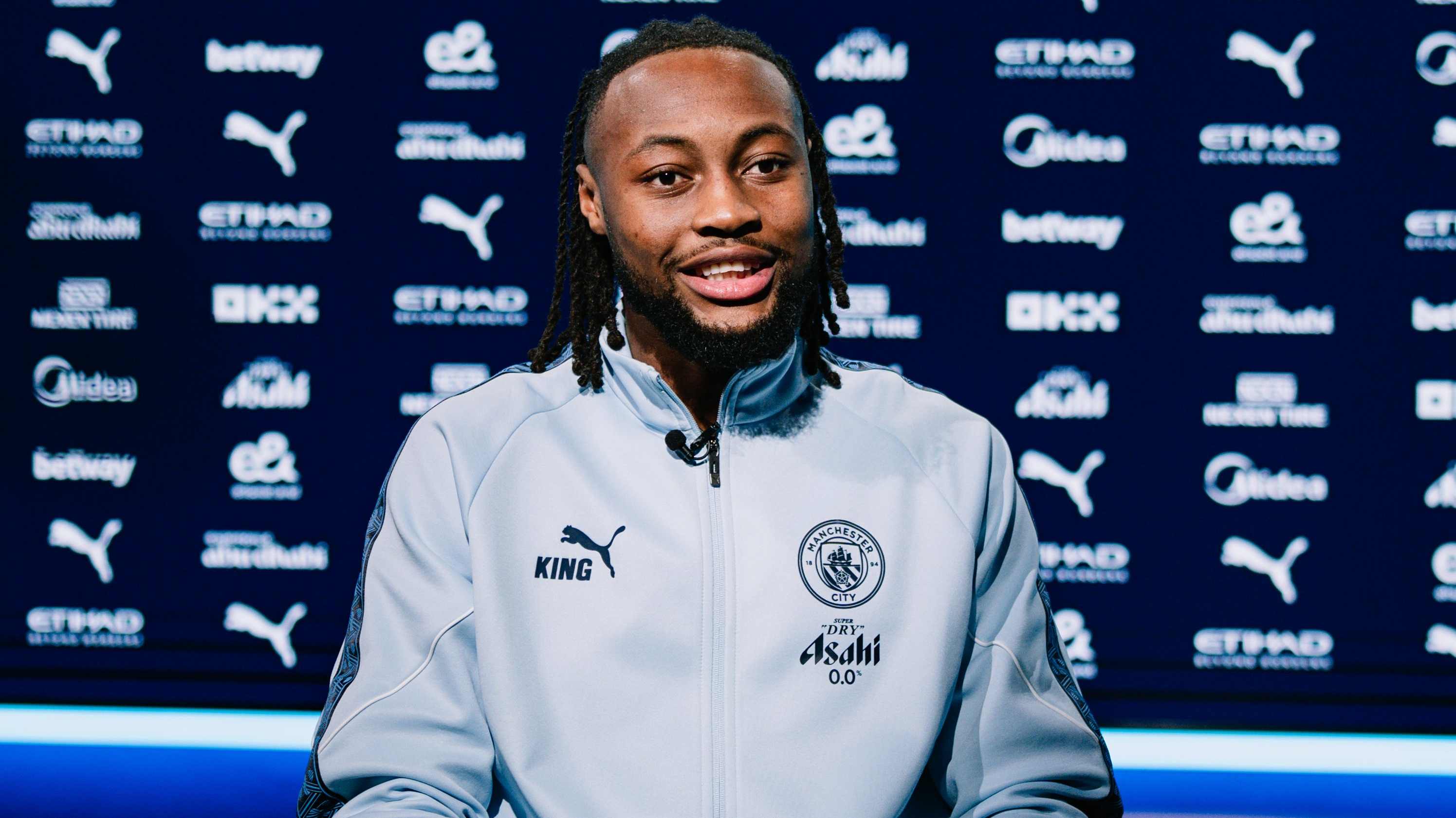 Man City forward Antoine Semenyo