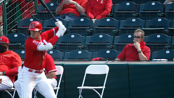 San Francisco Giants v Los Angeles Angels