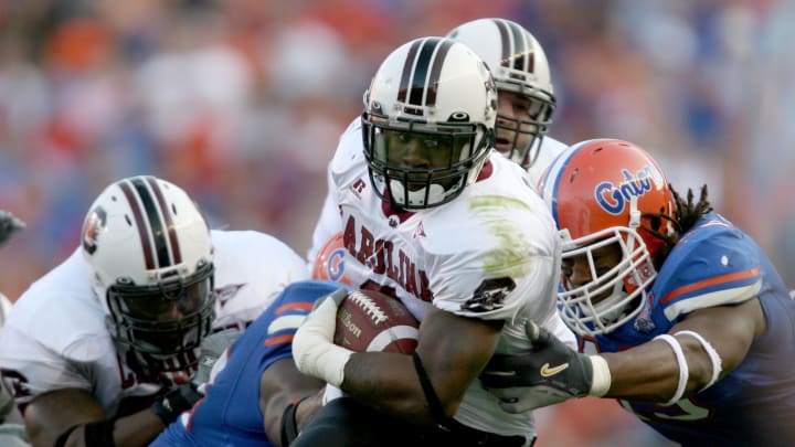 South Carolina football running back Cory Boyd, who is now the offensive coordinator at St. John's High School under fellow former Gamecock Eric Brown