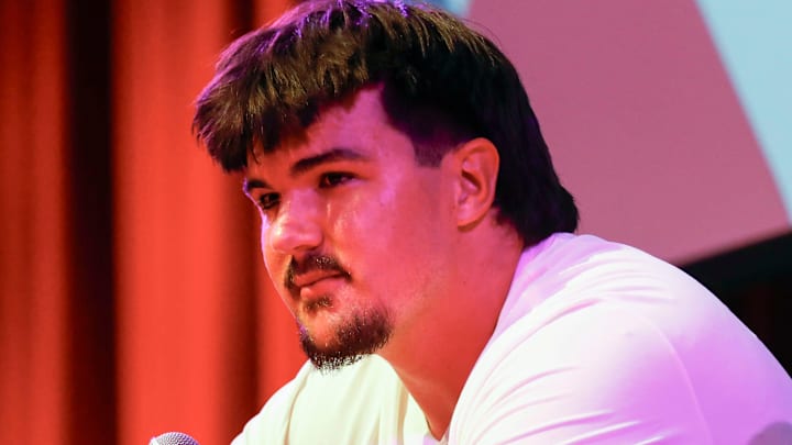 Nixa High School offensive tackle Jackson Cantwell, the No. 1 ranked high school football recruit for the class of 2026, announced he will play football at Miami during a ceremony on Tuesday, May 13, 2025. Nixa High School offensive tackle Jackson Cantwell, the No. 1 ranked high school football recruit for the class of 2026, announced he will play football at Miami during a ceremony on Tuesday, May 13, 2025.