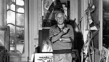 Pablo Picasso: fond of painting over his own work.