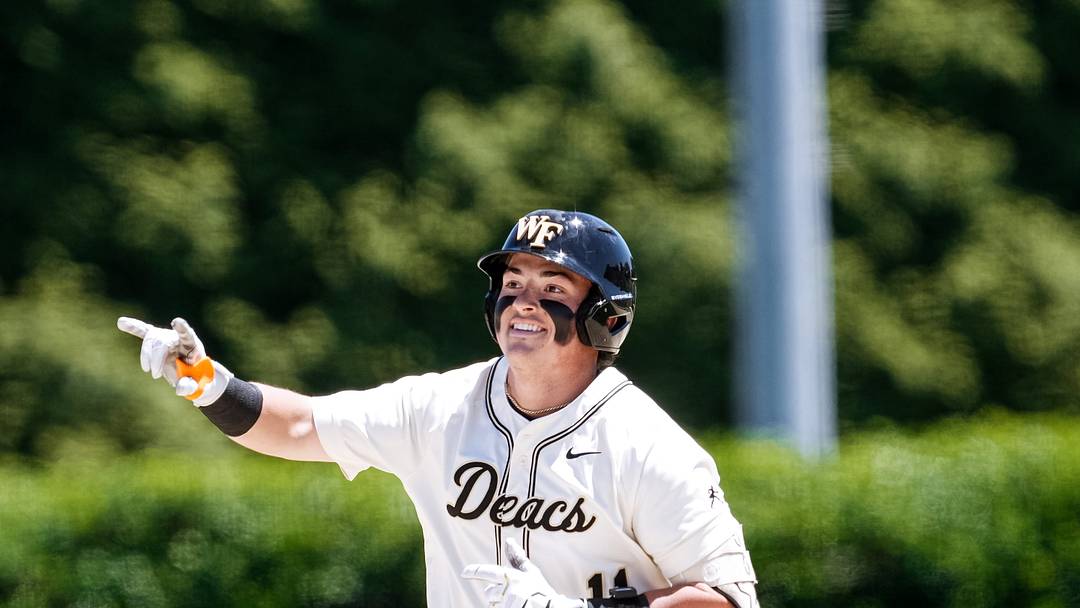 Wake Forest's Luke Costello against the Western Carolina Catamounts.