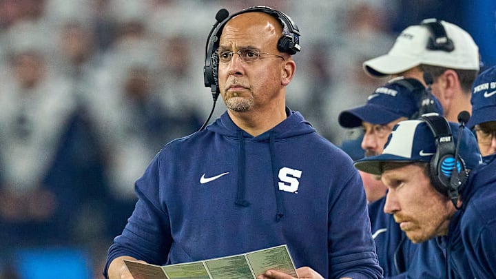 Penn State football head coach James Franklin