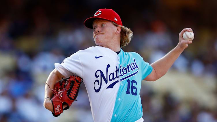 Cincinnati Reds prospect Andrew Abbott at SiriusXM All-Star Futures Game