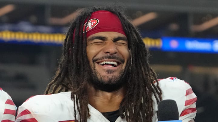 San Francisco 49ers linebacker Fred Warner (54)