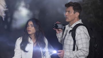 THE ROOKIE - "Trouble in Paradise" Nolan and Bailey's honeymoon is more of a nightmare than dream when it turns into an active crime scene. Meanwhile, Tim and Celina partner up and must uncover the identity of a John Doe. TUESDAY, MARCH 5 (9:00-10:00 p.m. EST), on ABC. (Disney/Raymond Liu)
JENNA DEWAN, NATHAN FILLION