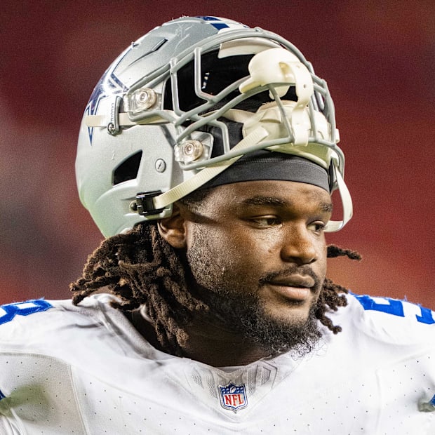 Dallas Cowboys defensive tackle Mazi Smith after the game against the San Francisco 49ers.