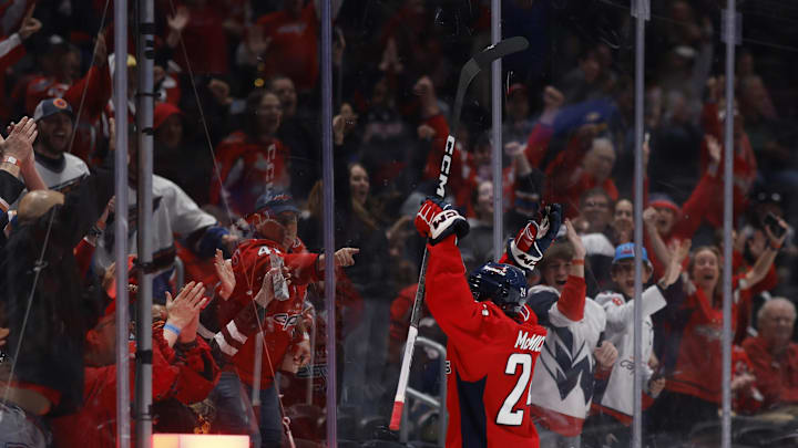 Connor McMichael, Washington Capitals Mandatory Credit: Geoff Burke-Imagn Images