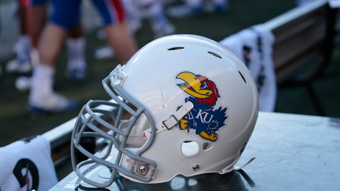 Kansas football helmet