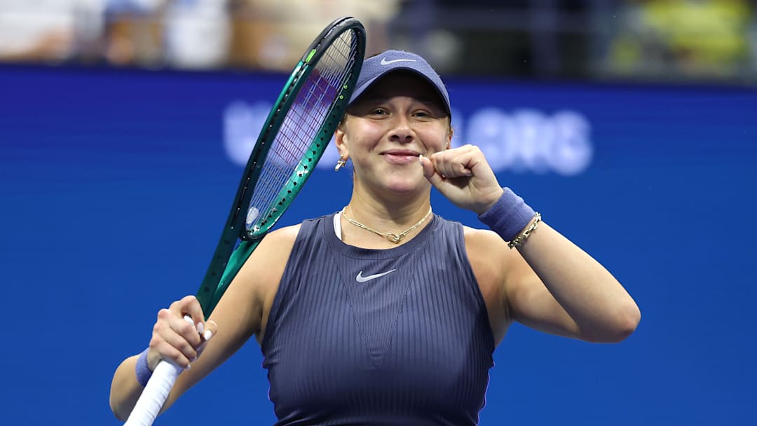 Amanda Anisimova at the 2025 US Open