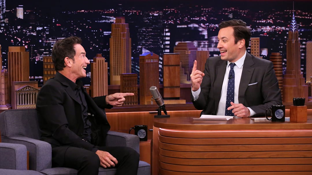 Jeff Probst and Jimmy Fallon from The Tonight Show Starring Jimmy Fallon - Season 7